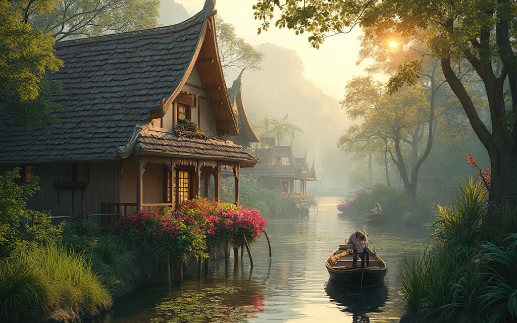 Die faszinierenden Klongs von Bangkok entdecken