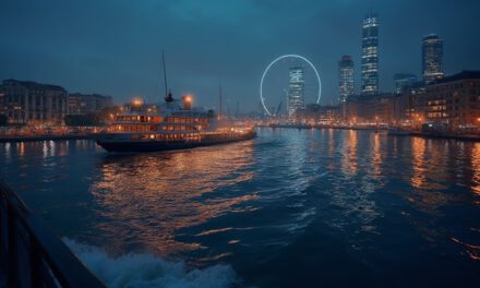 Nächtliche Hafenrundfahrt: Ein Lichtermeer vom Wasser aus entdecken